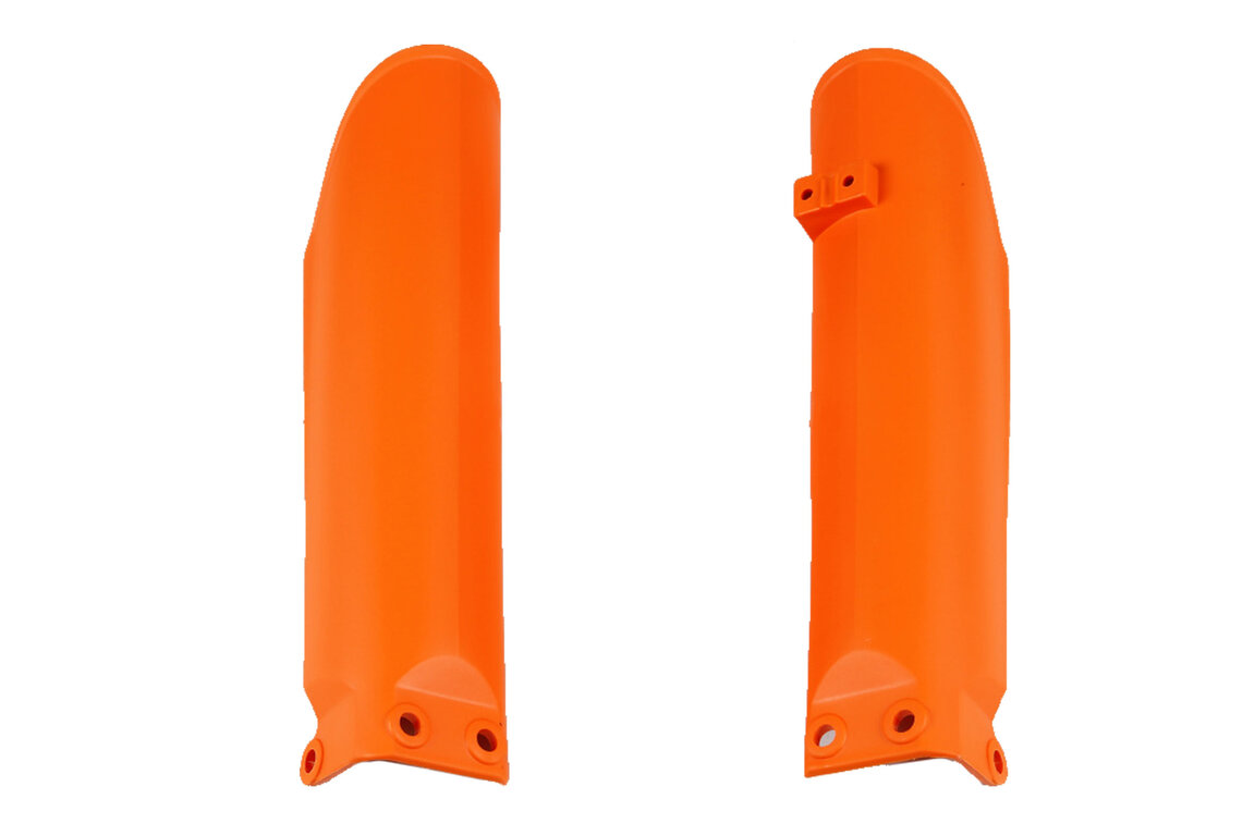 UFO Orange Lower Fork Guards for 03-17 KTM SX, SX85, XC