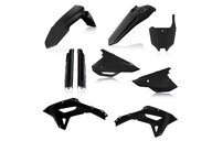 Acerbis Black Plastic Kit With Lower Forks for 21-24 Honda CRF250, CRF450