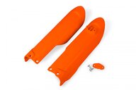 UFO Orange Lower Fork Guards for 18-24 GasGas, Husqvarna, KTM MC, TC, SX85