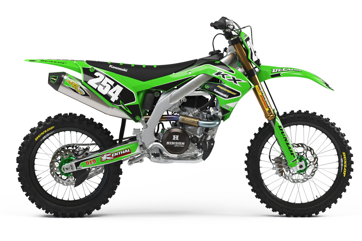 Kawasaki T-2 Series Graphics Kit