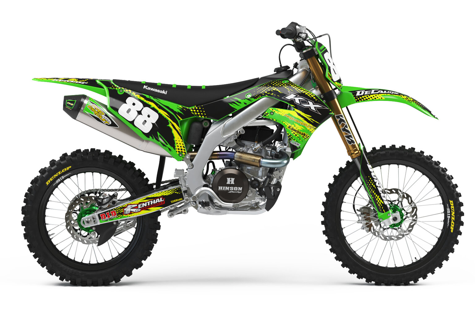 Kawasaki T-8 Series Graphics Kit