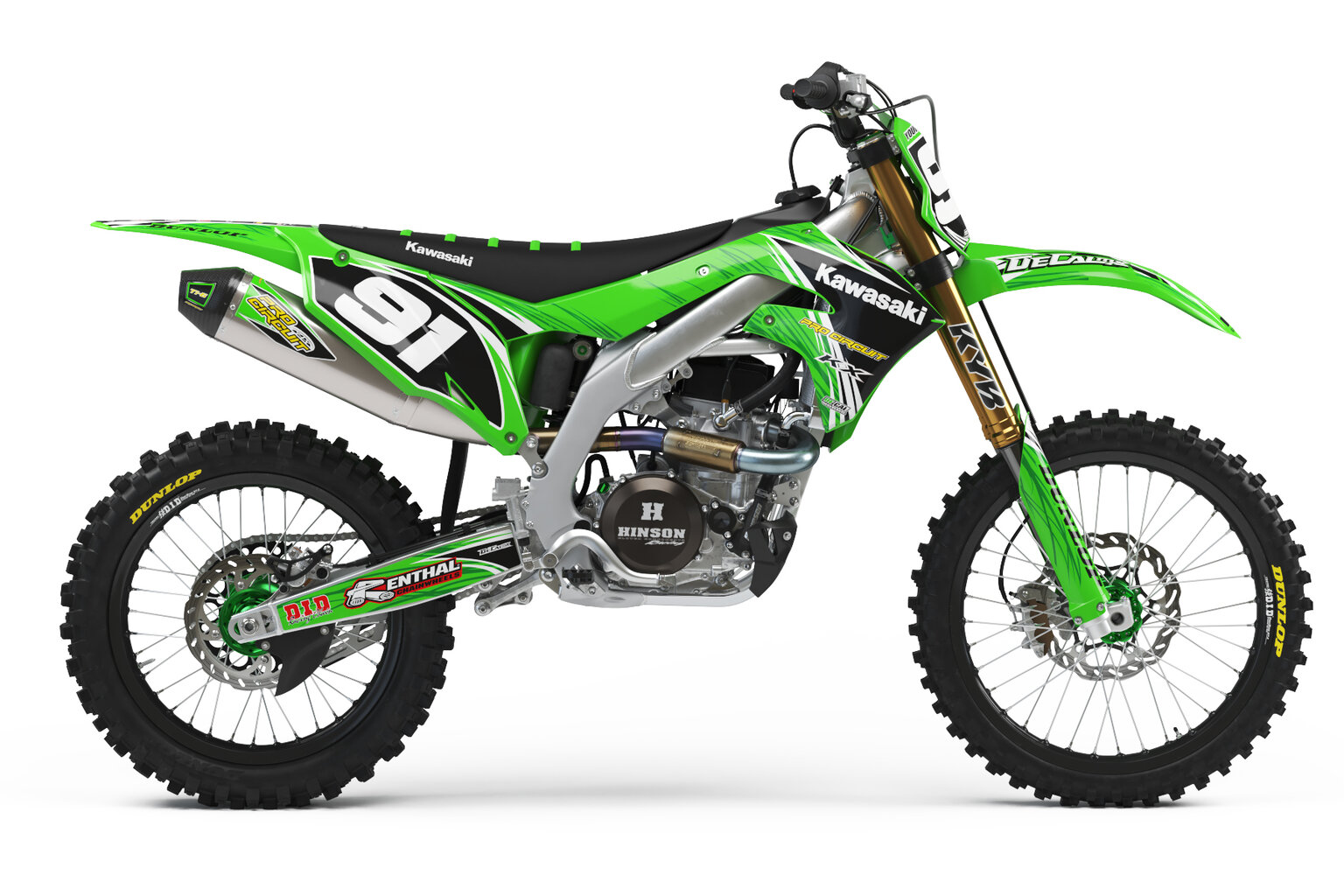 Kawasaki T-9 Series Graphics Kit