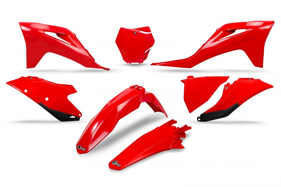 UFO Red Plastic Kit for 21-23 GasGas EX, EXF, MC, MCF