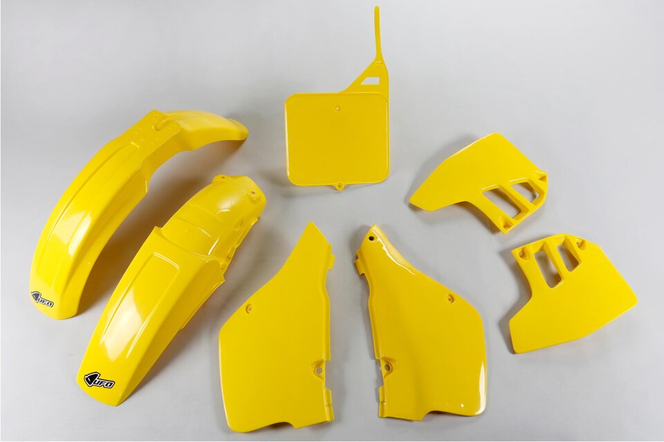 UFO Yellow Plastic Kit for 92 Suzuki RM125