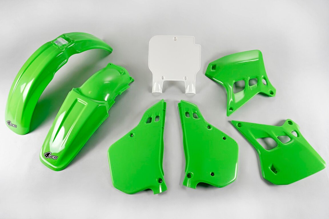 UFO OEM Color Plastic Kit for 90-91 Kawasaki KX