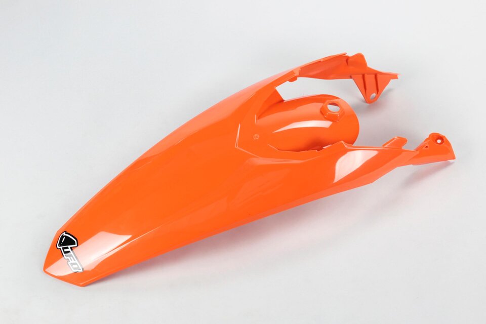 UFO Orange w/ no under fender post Rear Fender for 11-16 KTM EXC, EXCF, SX, SXF, XC, XCF, XCW