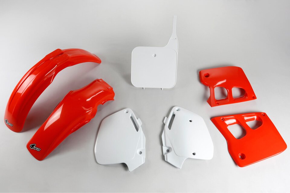 UFO OEM 90 Color / Orange Tint Plastic Kit for 90-92 Honda CR125, CR250