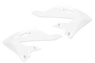 Polisport White Radiator Shroud Set for 02-25 Yamaha YZ125, YZ250