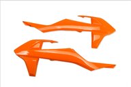 UFO Orange / Orange Radiator Shroud Set for 15-19 KTM EXCF, EXC, SX, SXF, XC, XCF, XCW