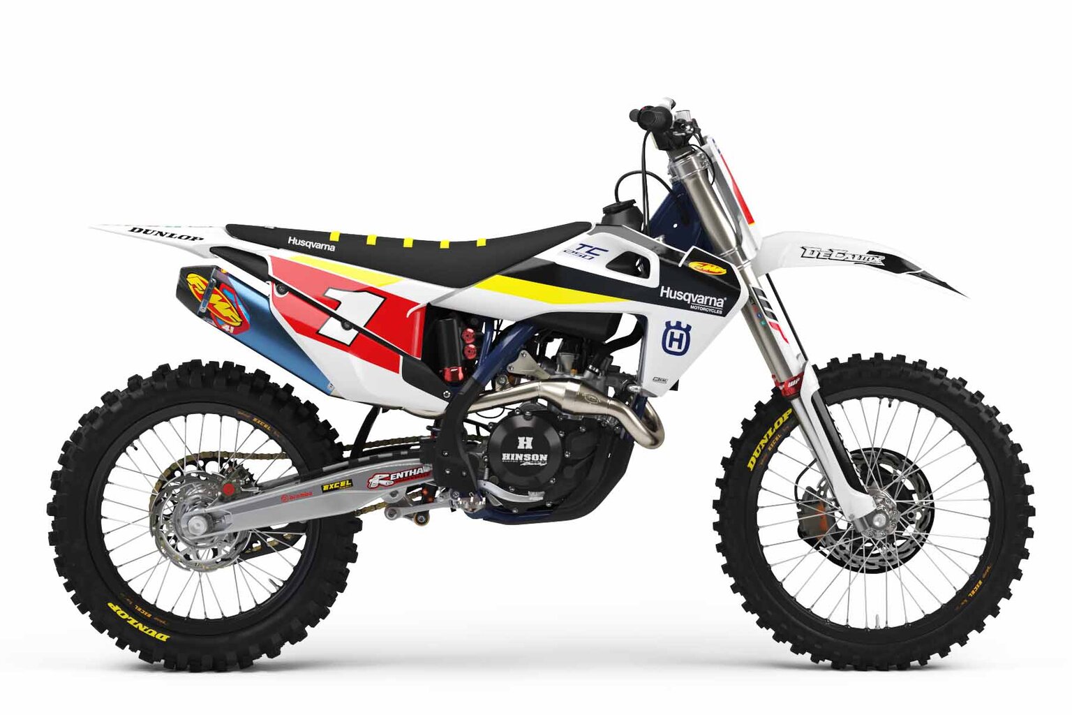 Husqvarna FC450 White Factory Series 19 Graphics Kits