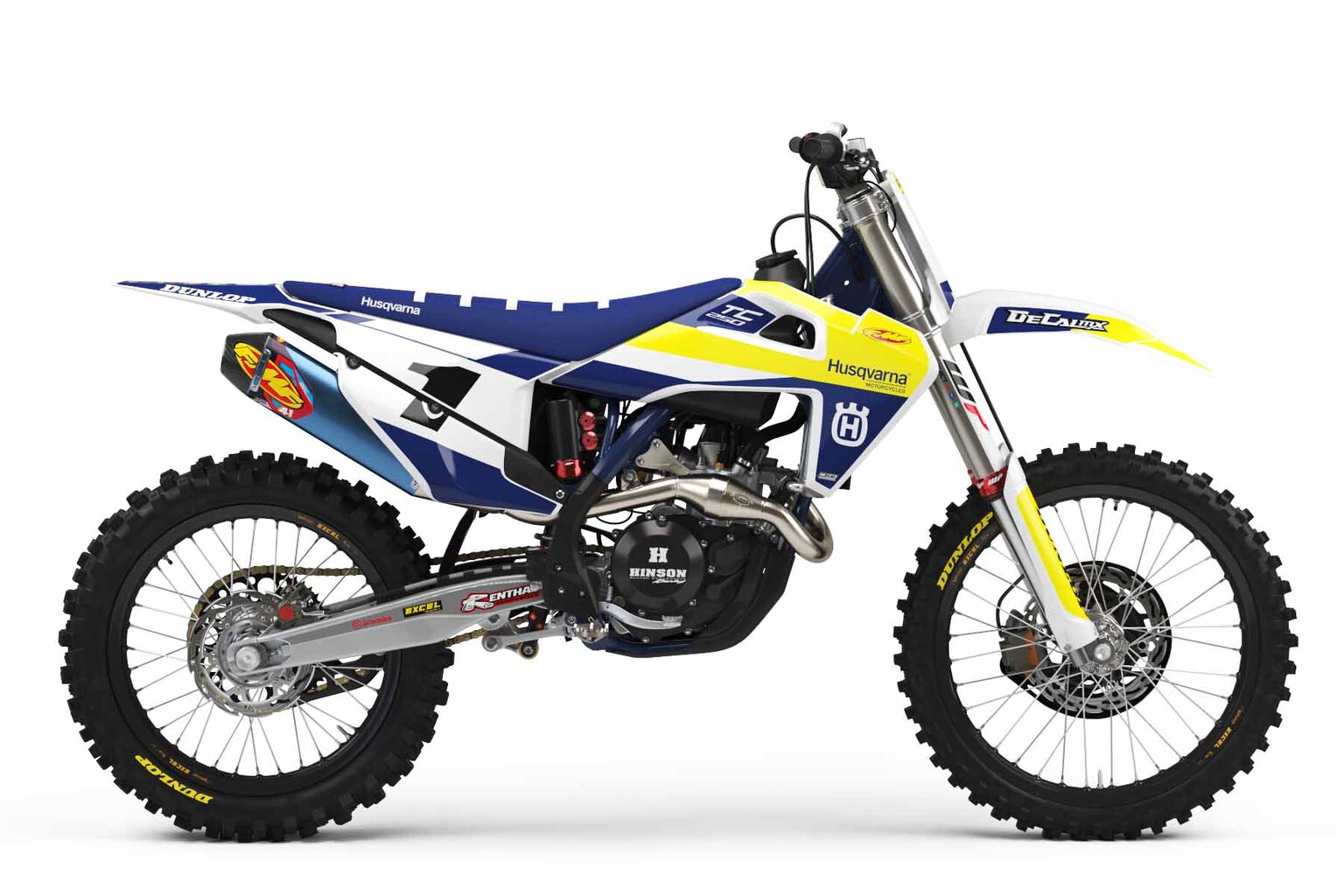 Husqvarna TC125 White Factory Series 19 Graphics Kits