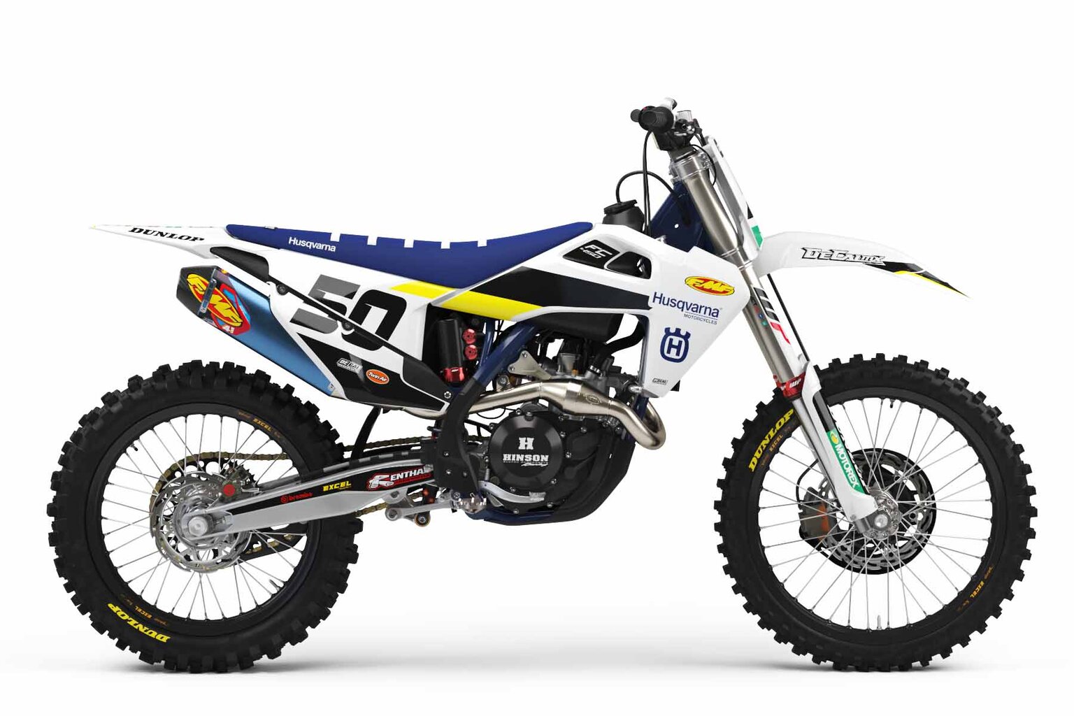 Husqvarna FC450 White Factory Series 20 Graphics Kits