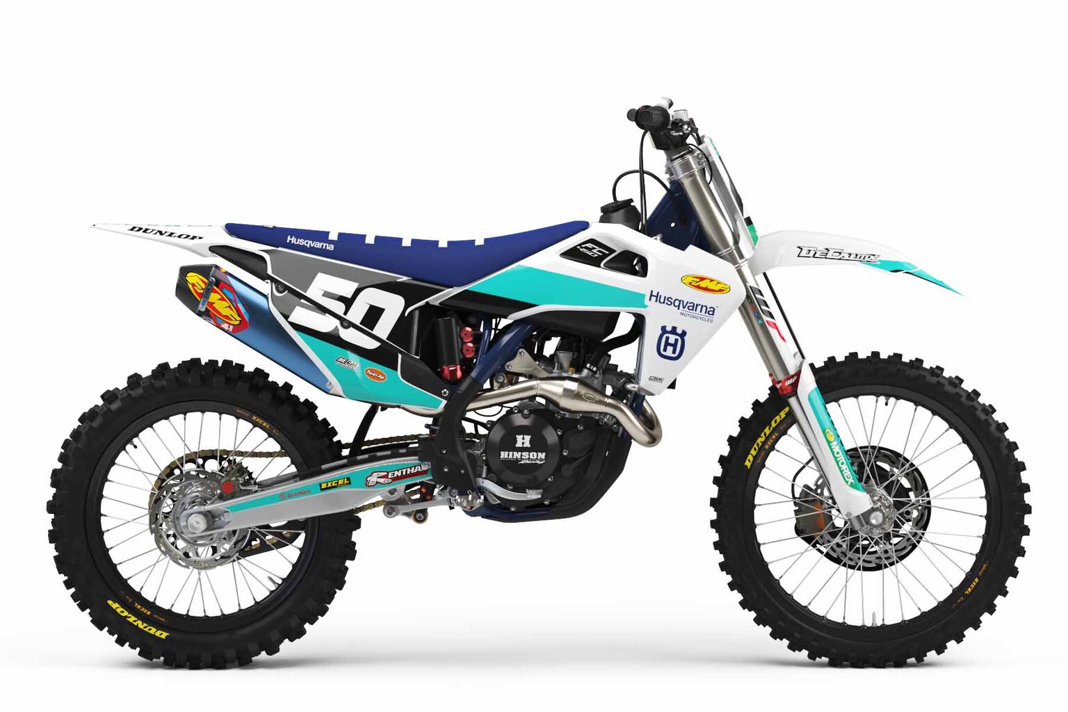 Husqvarna TC250 White Factory Series 20 Graphics Kits