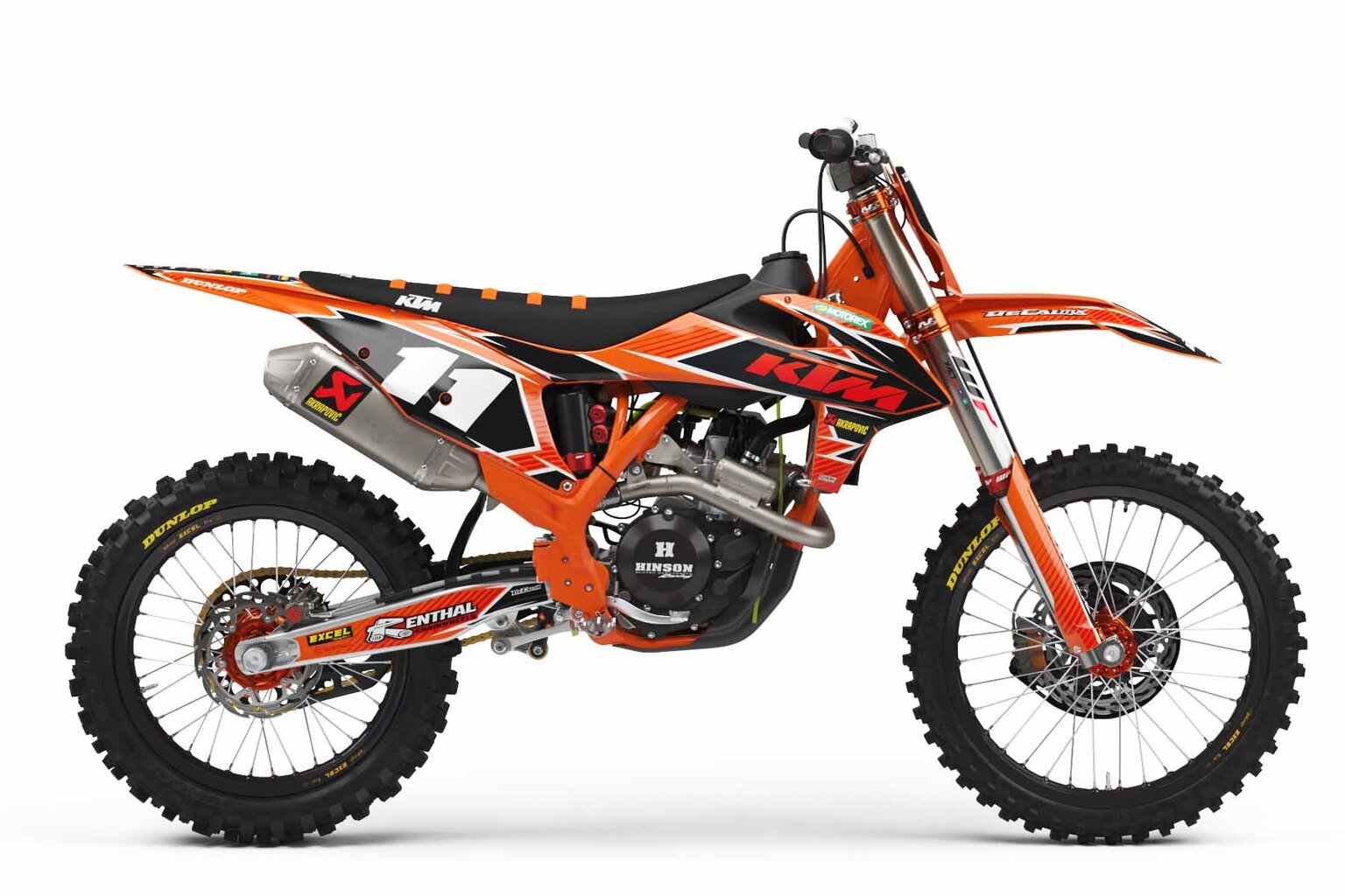 KTM SX65 Orange T-11 Series Dirt Bike Graphics Kit