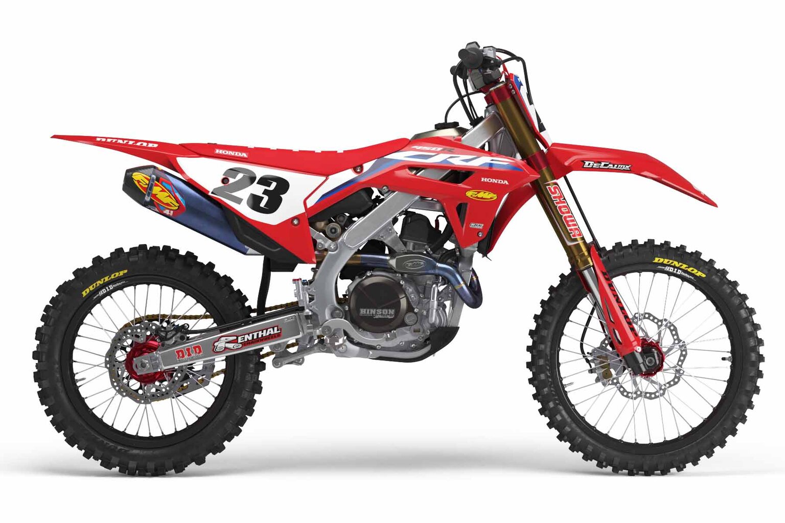 Honda CRF250X Red Factory Series 21 Dirt Bike Graphics Kit