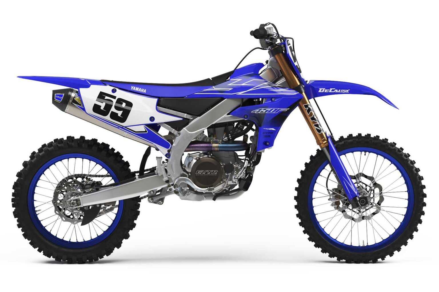 Yamaha YZ450F Super Number Dirt Bike Plate Backgrounds