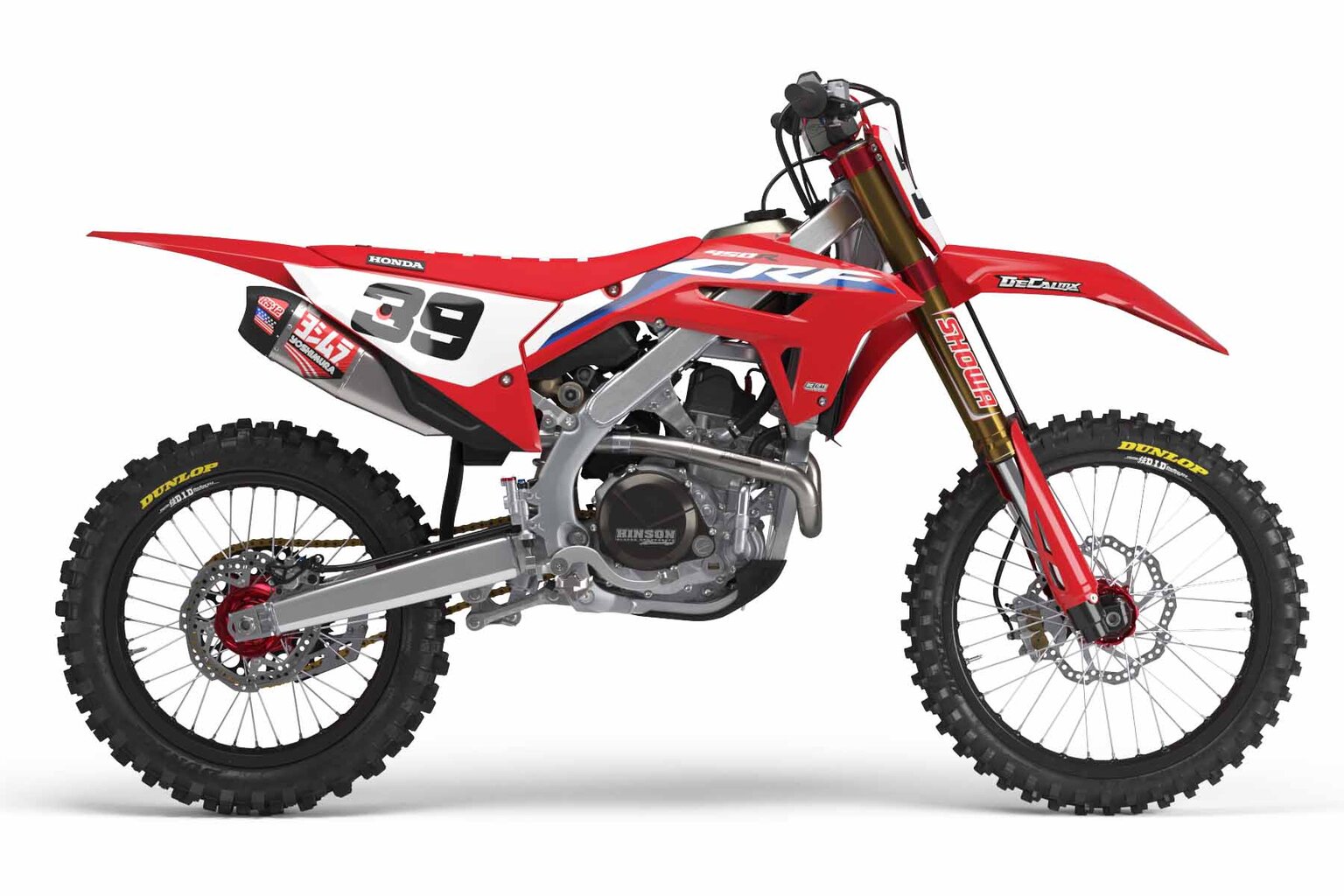 Honda CR and CRF EZ Series Dirt Bike Number Plate Backgrounds