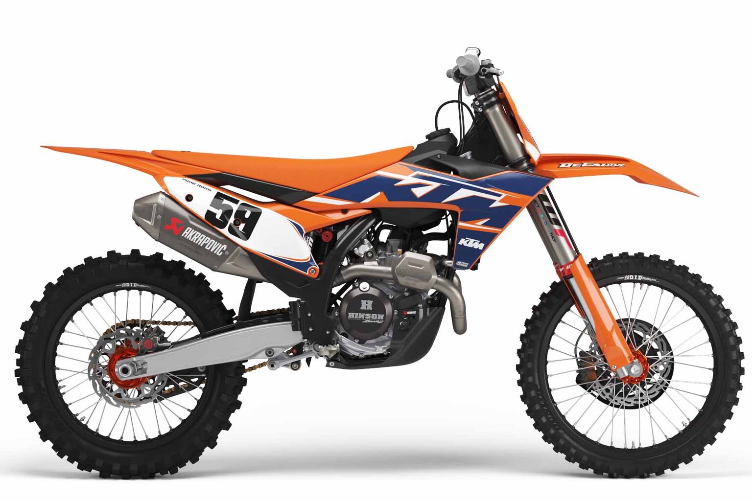 KTM SXF250 Super Series Number Plate Backgrounds