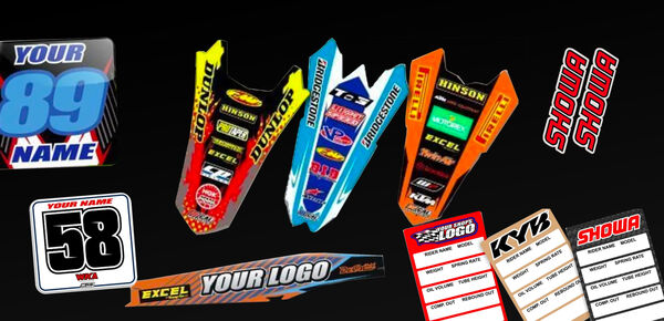 Dirt Bike Fenders, Swingarms, Radiators and More | DeCal Works