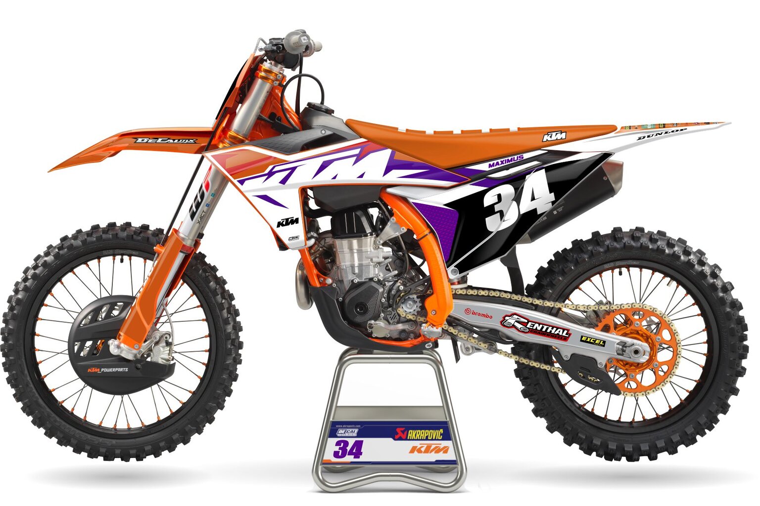 KTM EXC450F MFG 23 Dirt Bike Graphics Kit