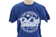 Original Blue T-Shirt with White Logo for   