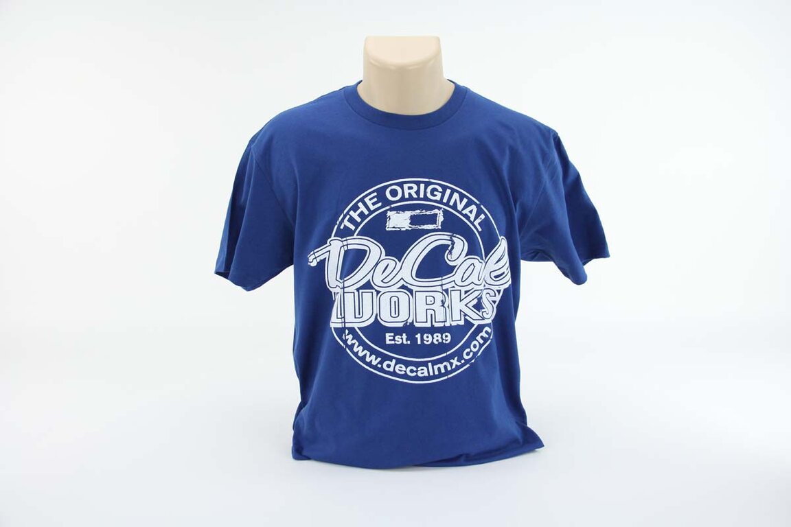 Original Blue T-Shirt with White Logo