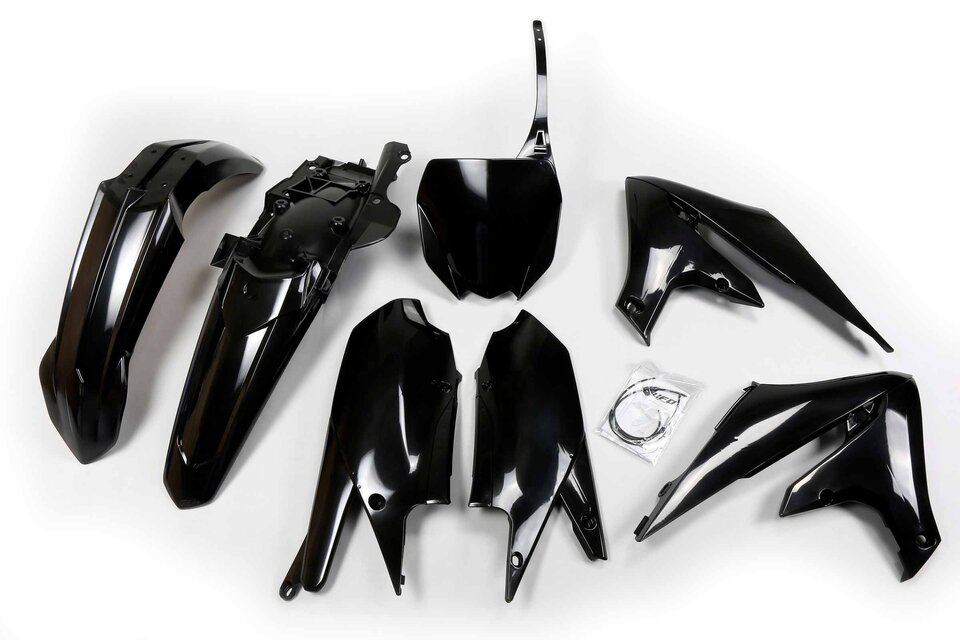 UFO Black Plastic Kit for 18-23 Yamaha YZ250F, YZ450F