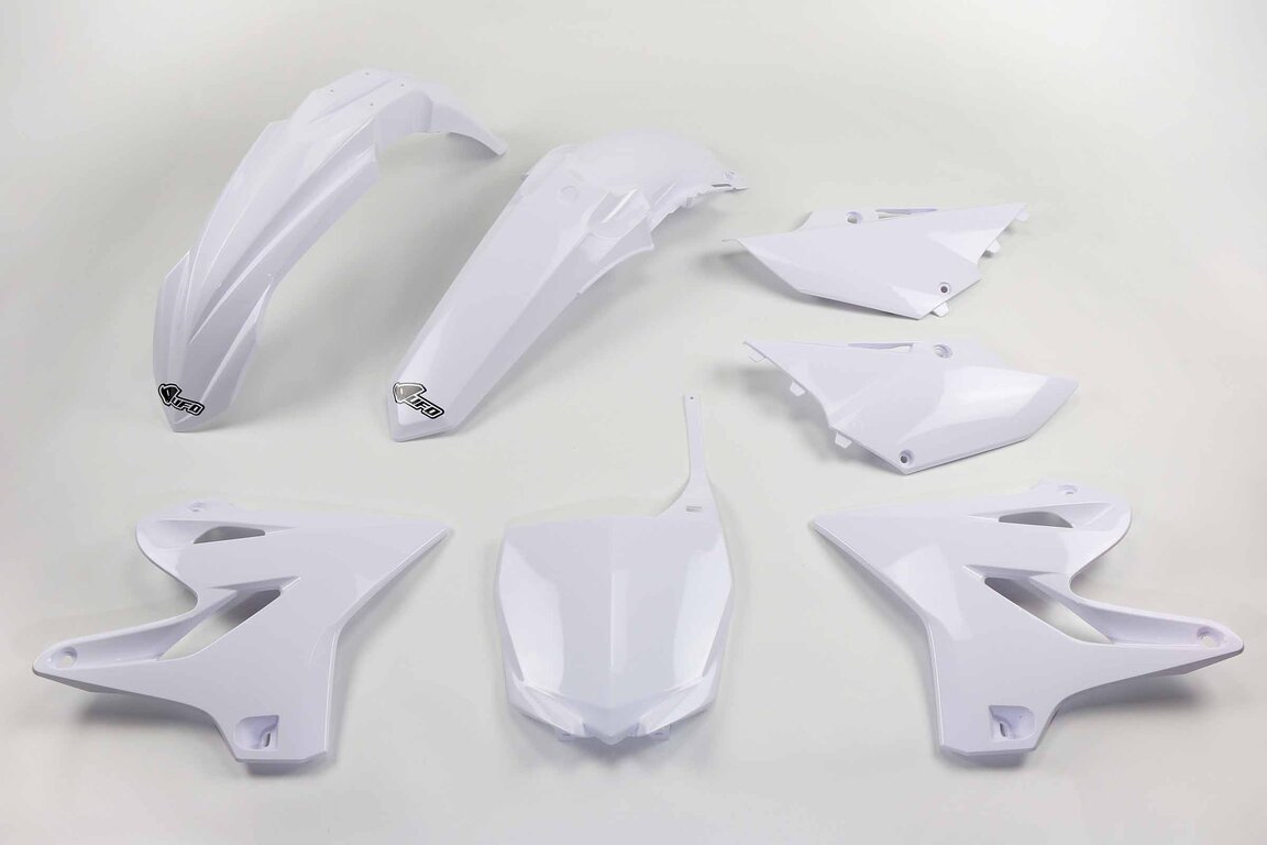 UFO White Plastic Kit for 15-20 Yamaha YZ125, YZ250