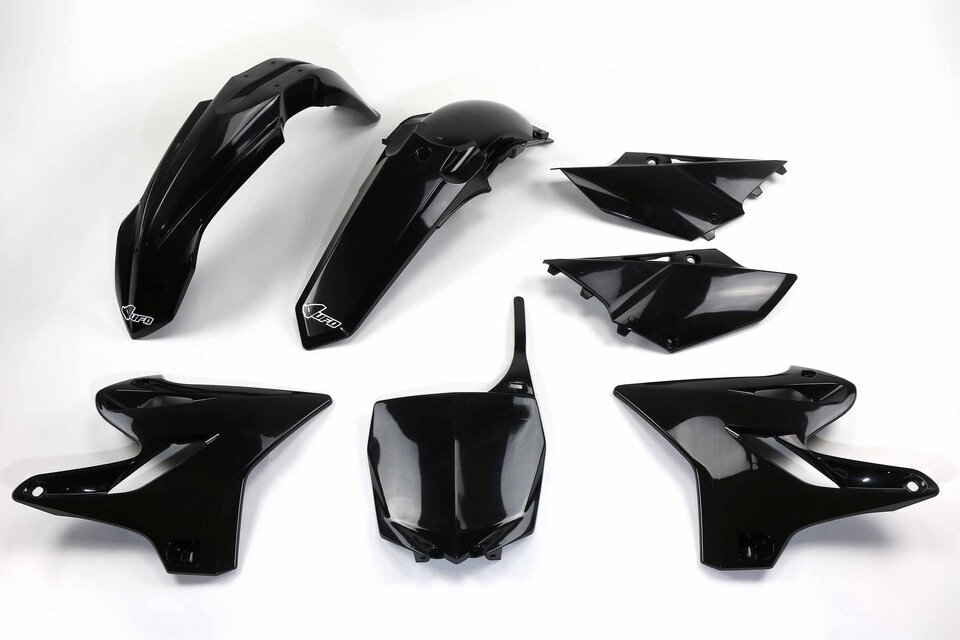 UFO Black Plastic Kit for 15-20 Yamaha YZ125, YZ250