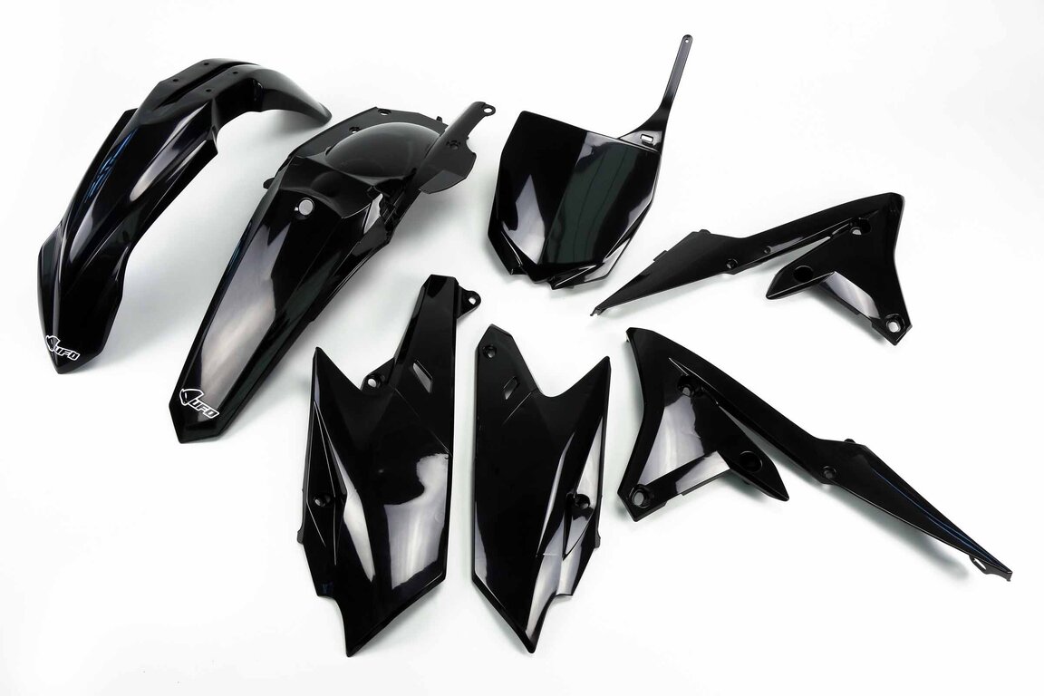 UFO Black Plastic Kit for 14-18 Yamaha YZ250F, YZ450F