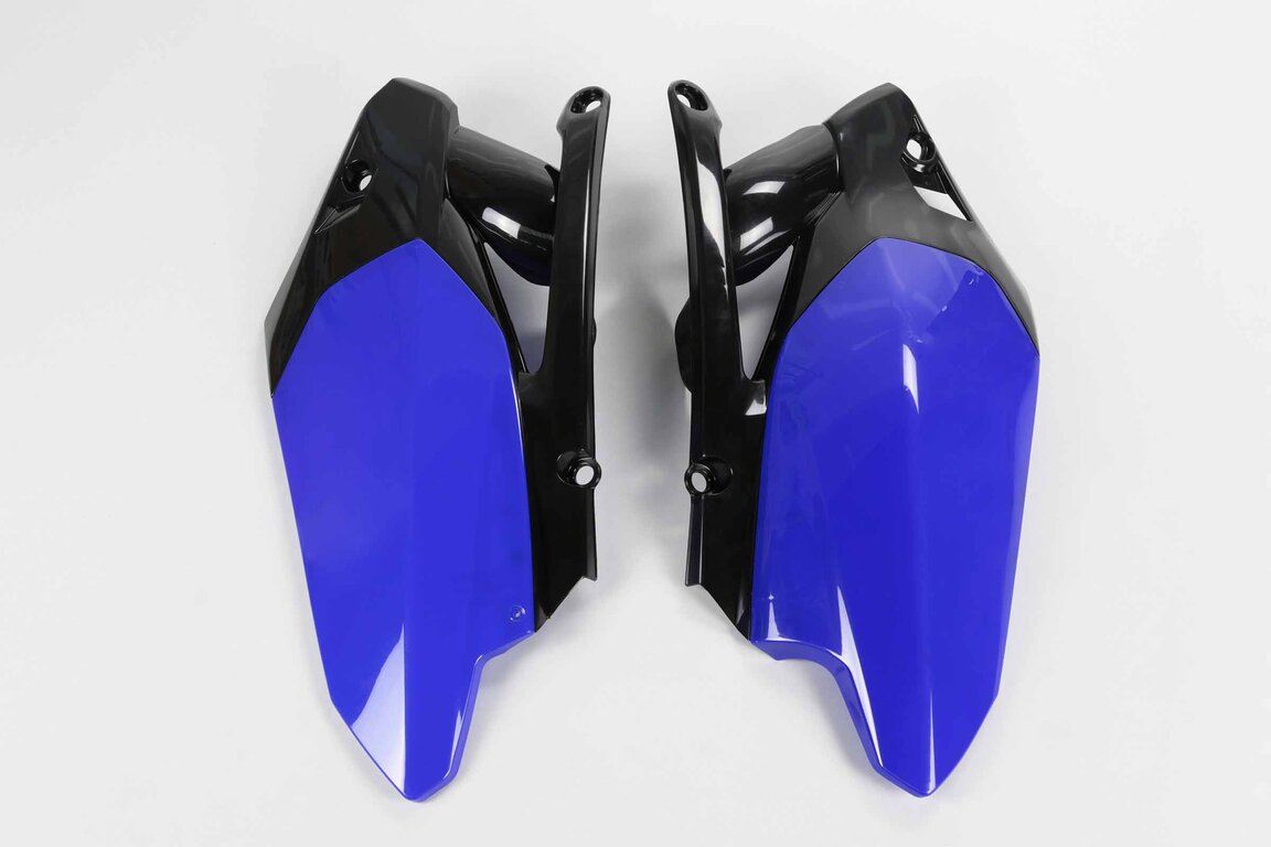 UFO Blue Side Number Plates for 10-13 Yamaha YZ450F