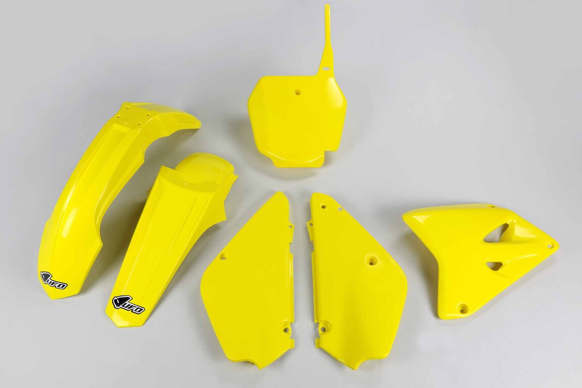 UFO Yellow Restyled Plastic Kit for 02-24 Suzuki RM85