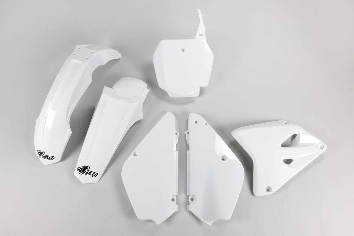 UFO White Restyled Plastic Kit for 02-24 Suzuki RM85