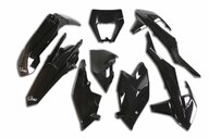 UFO Black Plastic Kit for 17-19 KTM EXCF, EXC, XCW