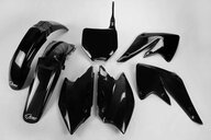 UFO Black Plastic Kit for 04-05 Kawasaki KX250F