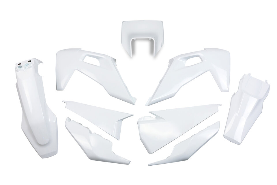 UFO White Plastic Kit for 20-23 Husqvarna FE, TE, TX