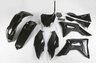 UFO Black Plastic Kit for 17-21 Honda CRF250, CRF450