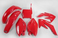 UFO Red Plastic Kit for 04-05 Honda CRF250