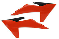 UFO Orange Radiator Shroud Set for 22-25 KTM EXCF, SMR, SX, SXF, XC, XCF, XCW, XCW300 Factory Edition, XW