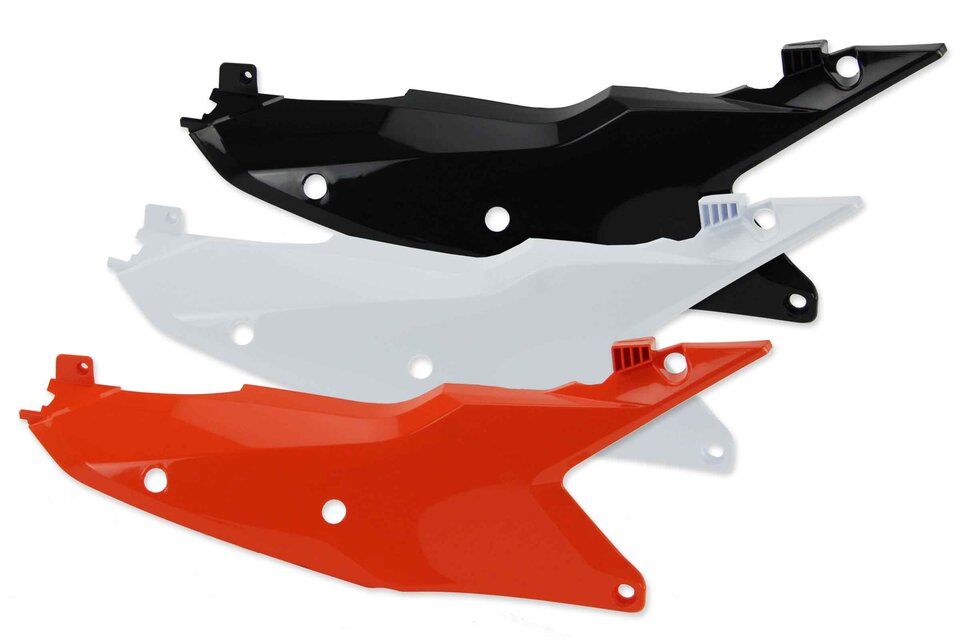 22-25 KTM EXCF, SMR, SX, SXF, XC, XCF, XCW, XW dirt bike replacement Side Number Plates with Airbox Cover plastic