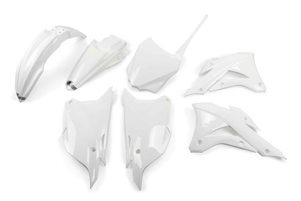 UFO White Plastic Kit for 14-21 Kawasaki KX85