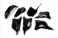 UFO Black Plastic Kit for 14-21 Kawasaki KX85