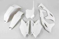 UFO White Plastic Kit for 17-20 Kawasaki KX250F