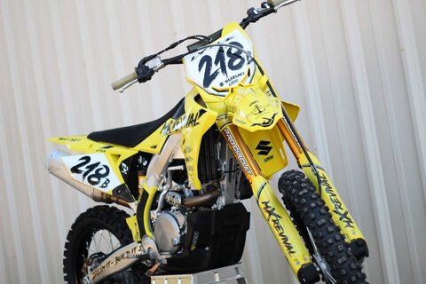 DeCal Works Deam It-Build It Edition MX Revival Suzuki RM and RMZ Yellow and Black Dirt Bike Graphics.