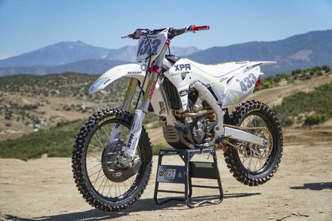 DeCal Works Custom Dirt Bike Decals White with a Light Grey Accent and XPR Logos