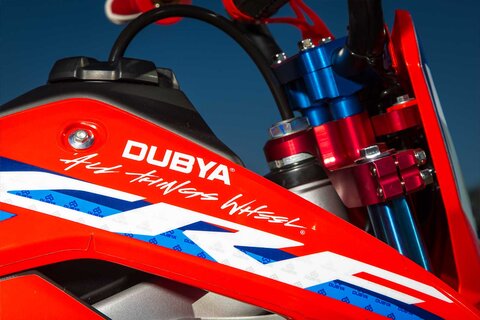 Dubya's Trick Build Honda CRF110 Factory Works Dirt Bike with Red and Yoshimura Exhaust