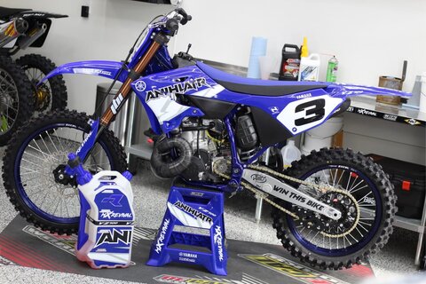 DeCal Works and Mx Revival Yamaha YZ500 Annihilator Dream Bike with BRC YZM500 engine