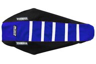 DeCal Works Black Blue White with Yamaha logo