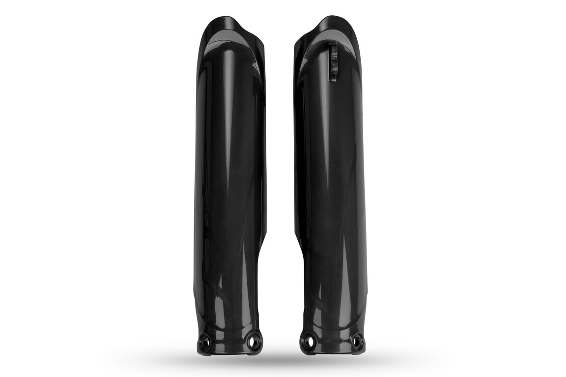 UFO Black Lower Fork Guards for 23-25 Yamaha YZ250F, YZ450F