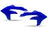 UFO Blue Radiator Shroud Set replacement plastics for 23-24 Yamaha YZ250F, YZ450F dirt bikes